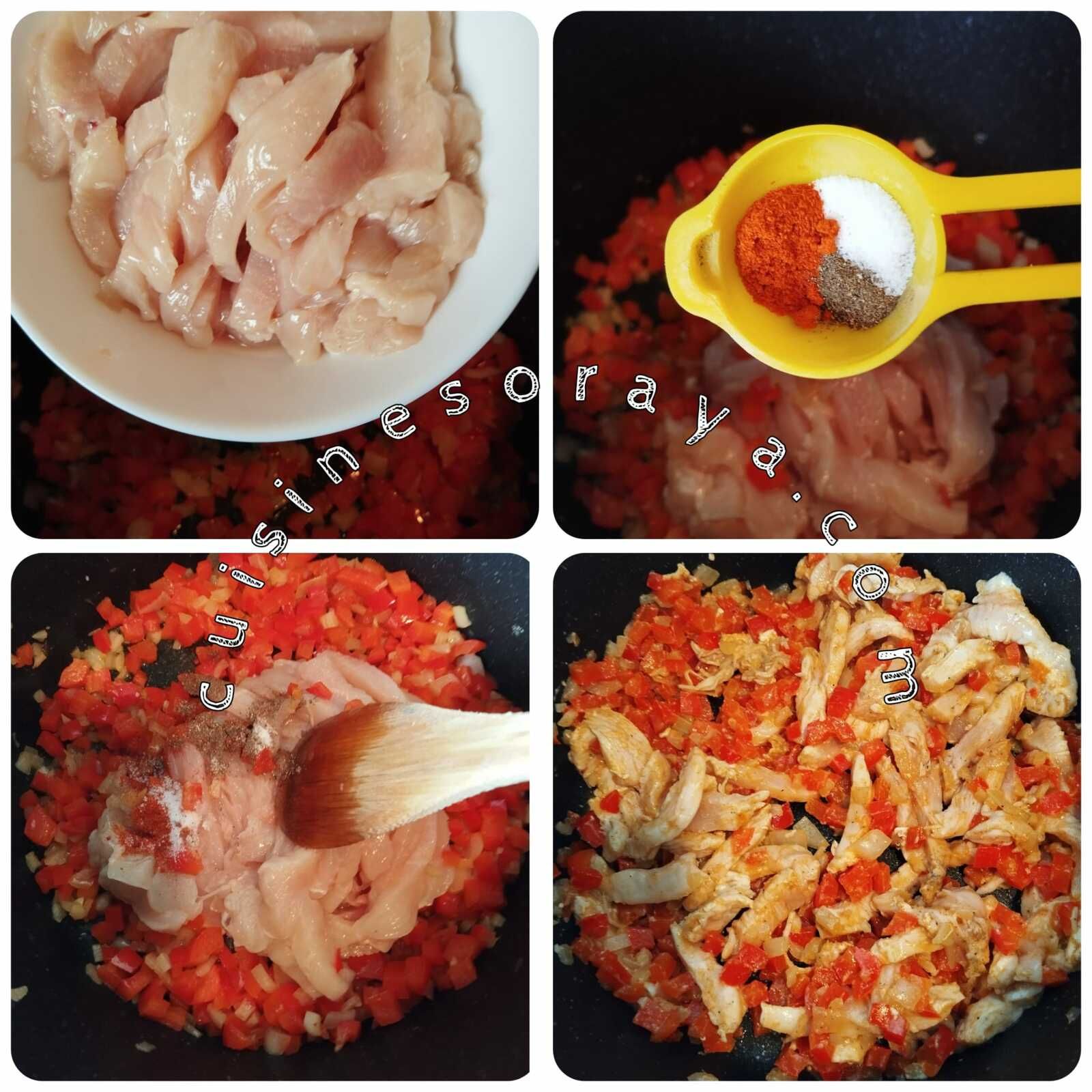 Risoni crémeux au poulet