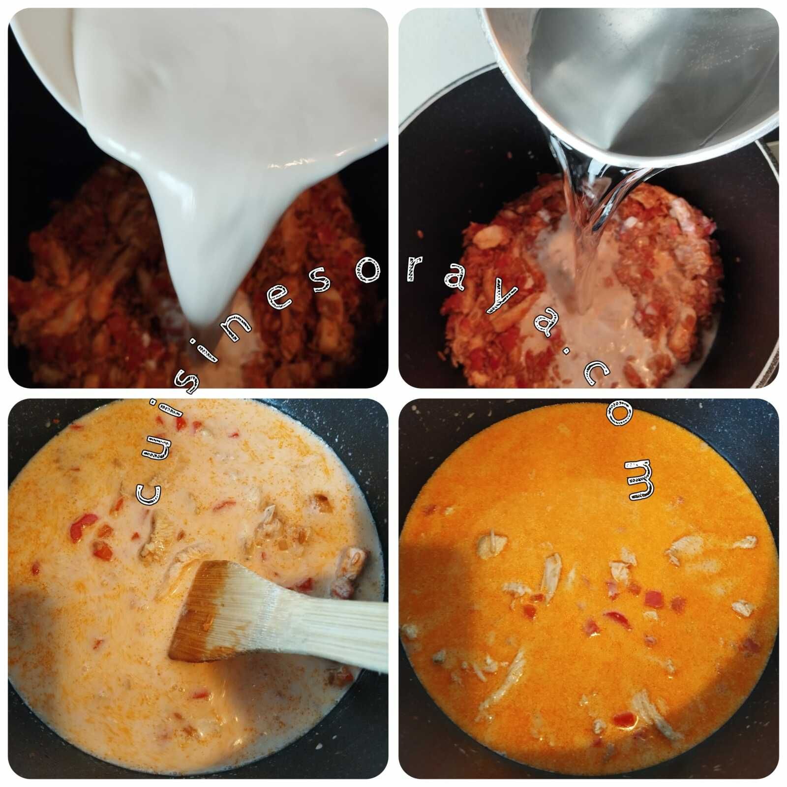 Risoni crémeux au poulet
