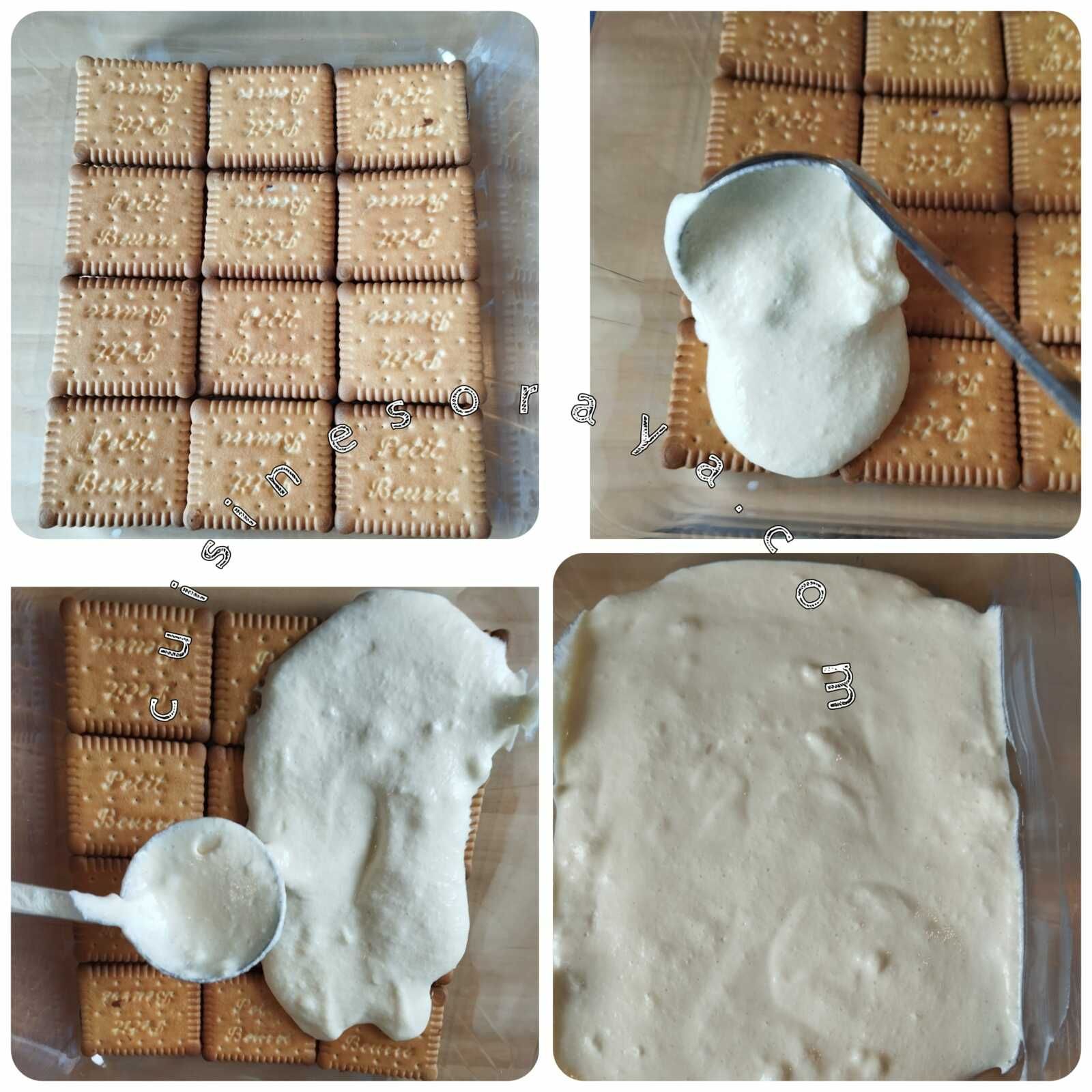 Tiramisu aux petits beurres et au chocolat