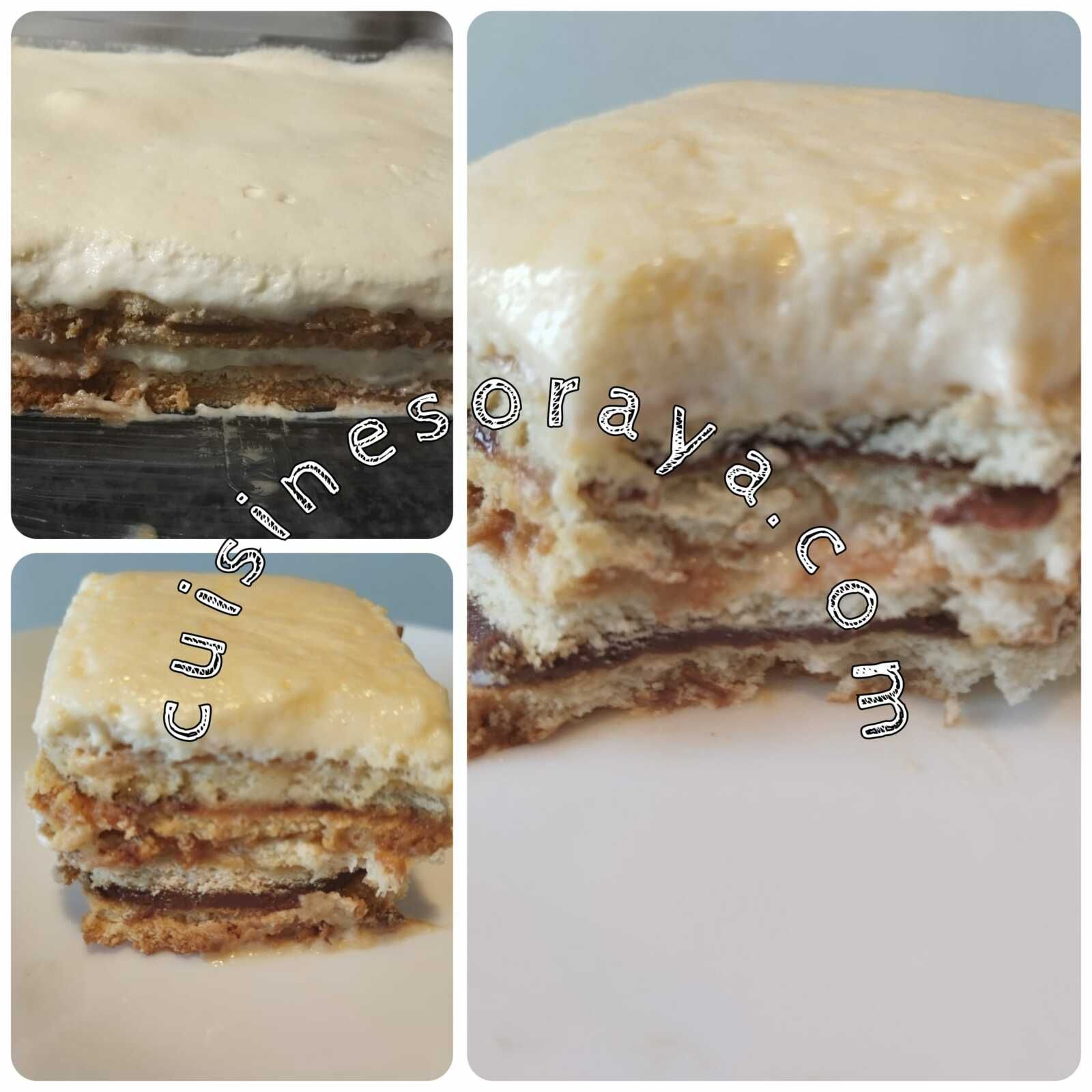 Tiramisu aux petits beurres et au chocolat