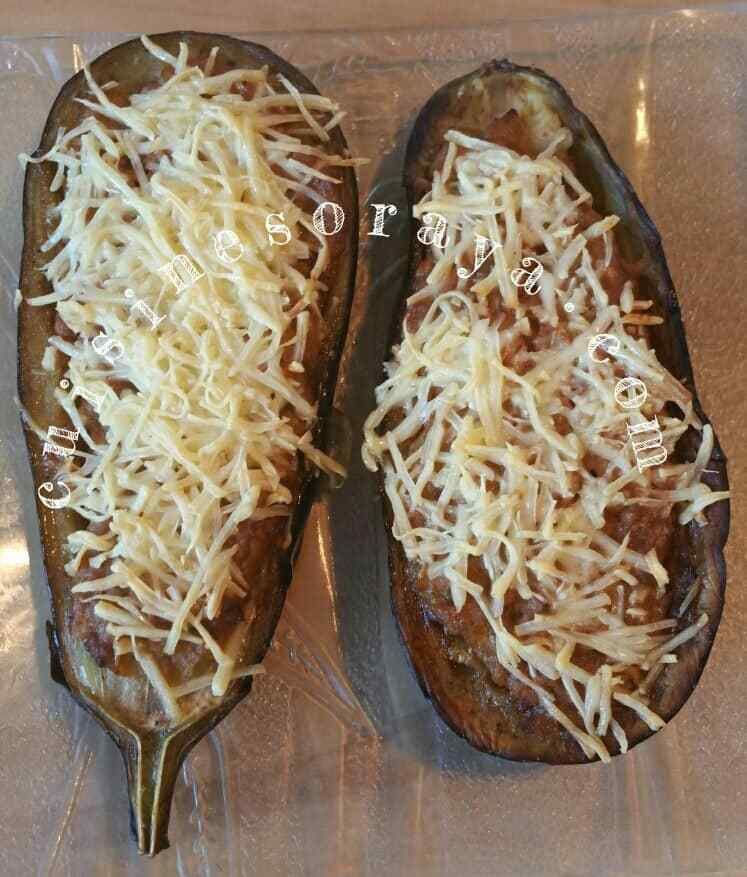 Aubergine à la sauce bolognaise