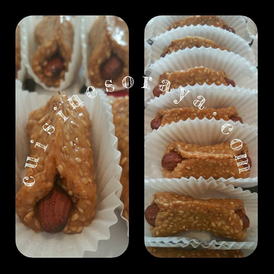 Babouches au sésame et miel