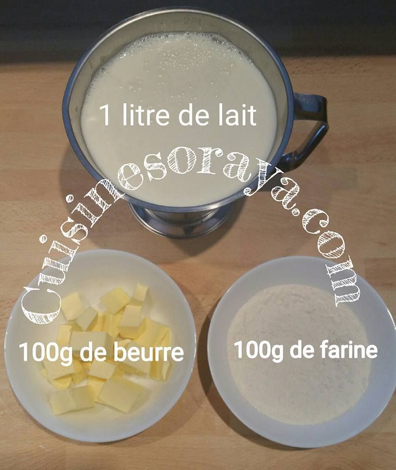Sauce béchamel.