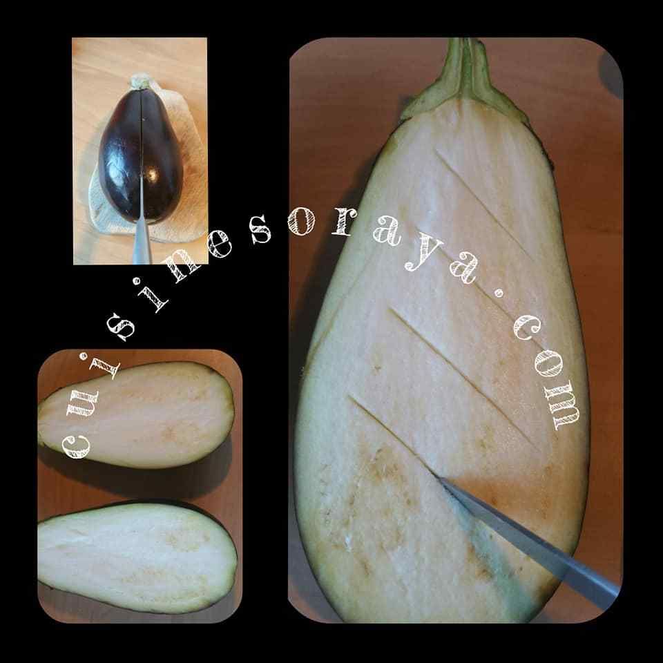 Aubergine à la sauce bolognaise