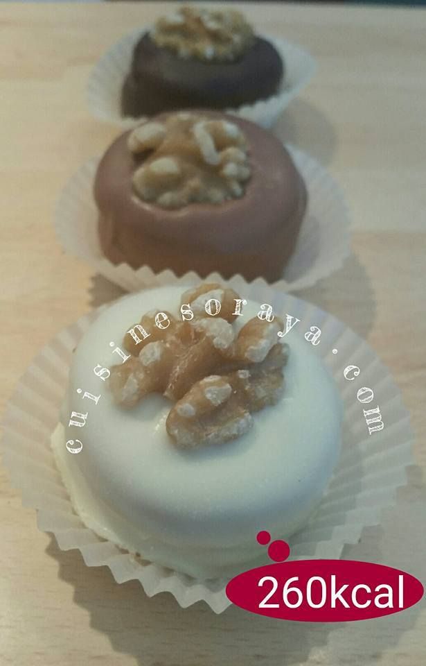 Gâteaux aux noix et chocolat