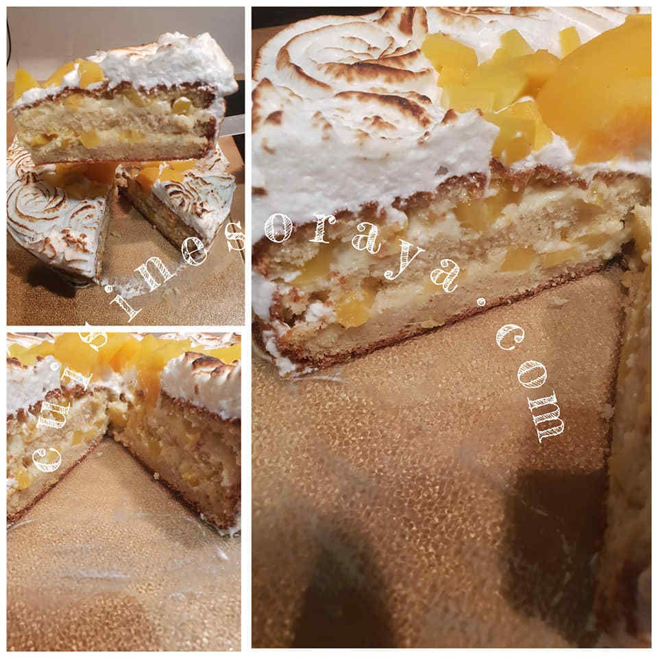 Gâteau pêcher mignon