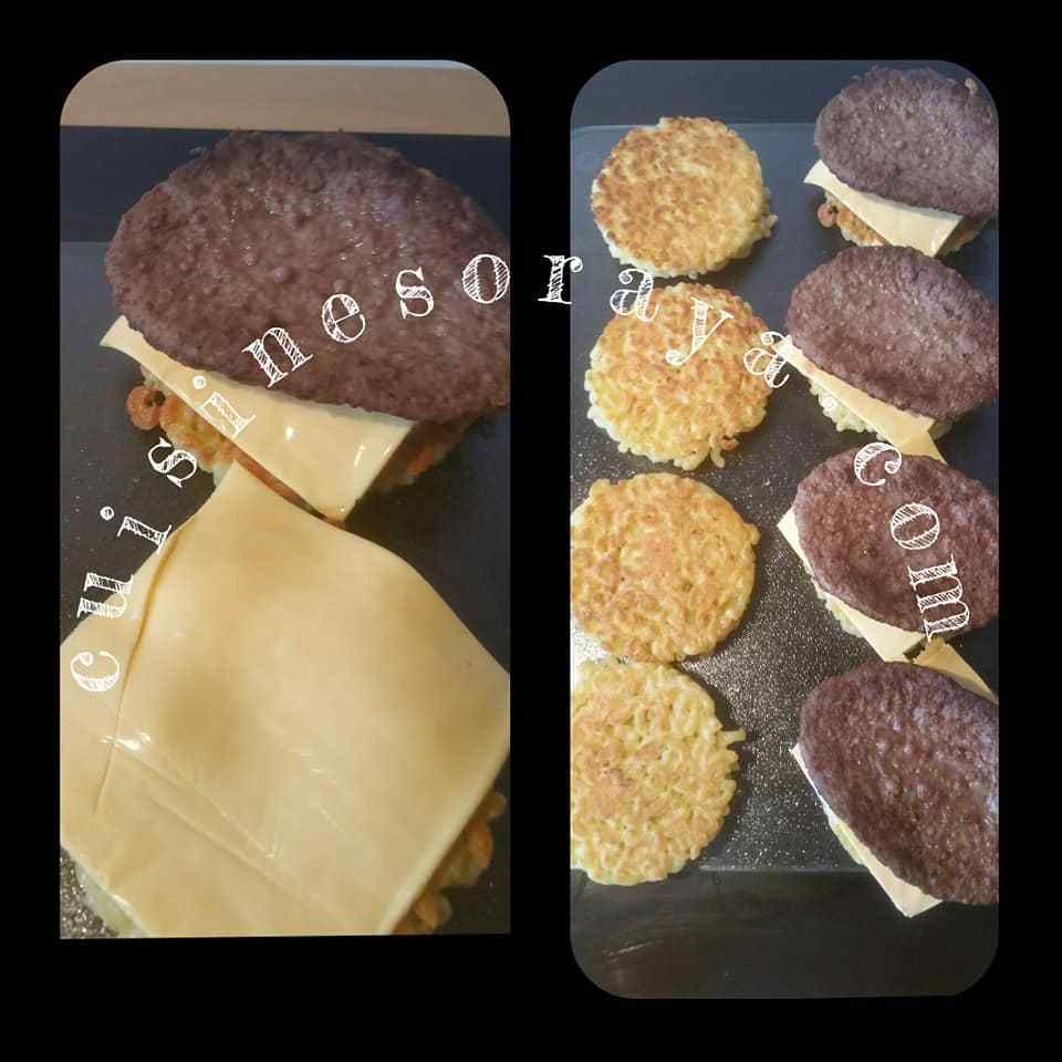 Hamburger pâtes