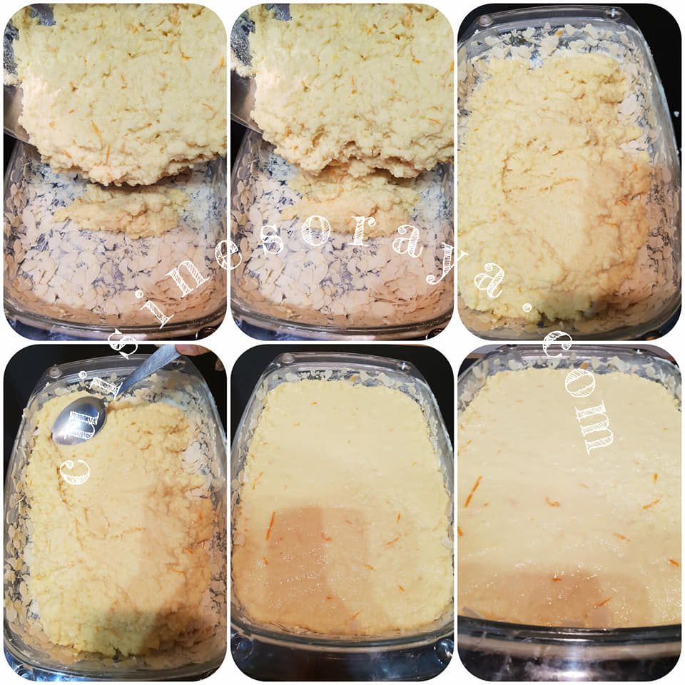 Gâteau semoule à l'orange
