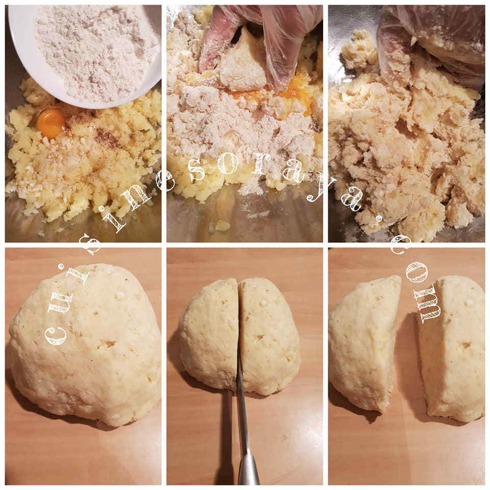 Galette de pomme de terre farcis au jambon de dinde-fromage