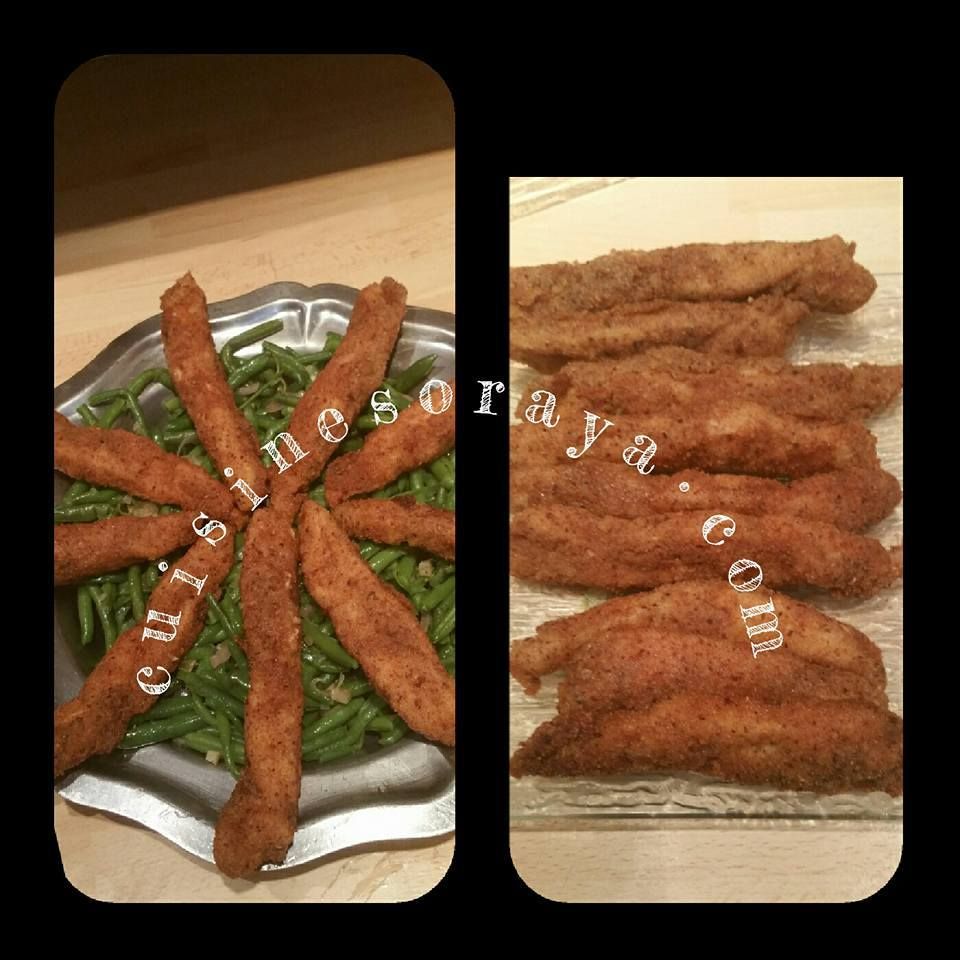 Bâtonnets de poulet coustillants