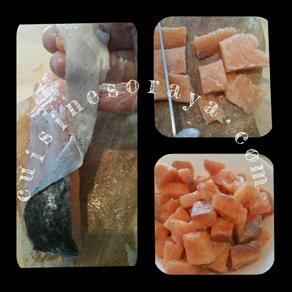 Gratin pommes de terre, saumon, épinards