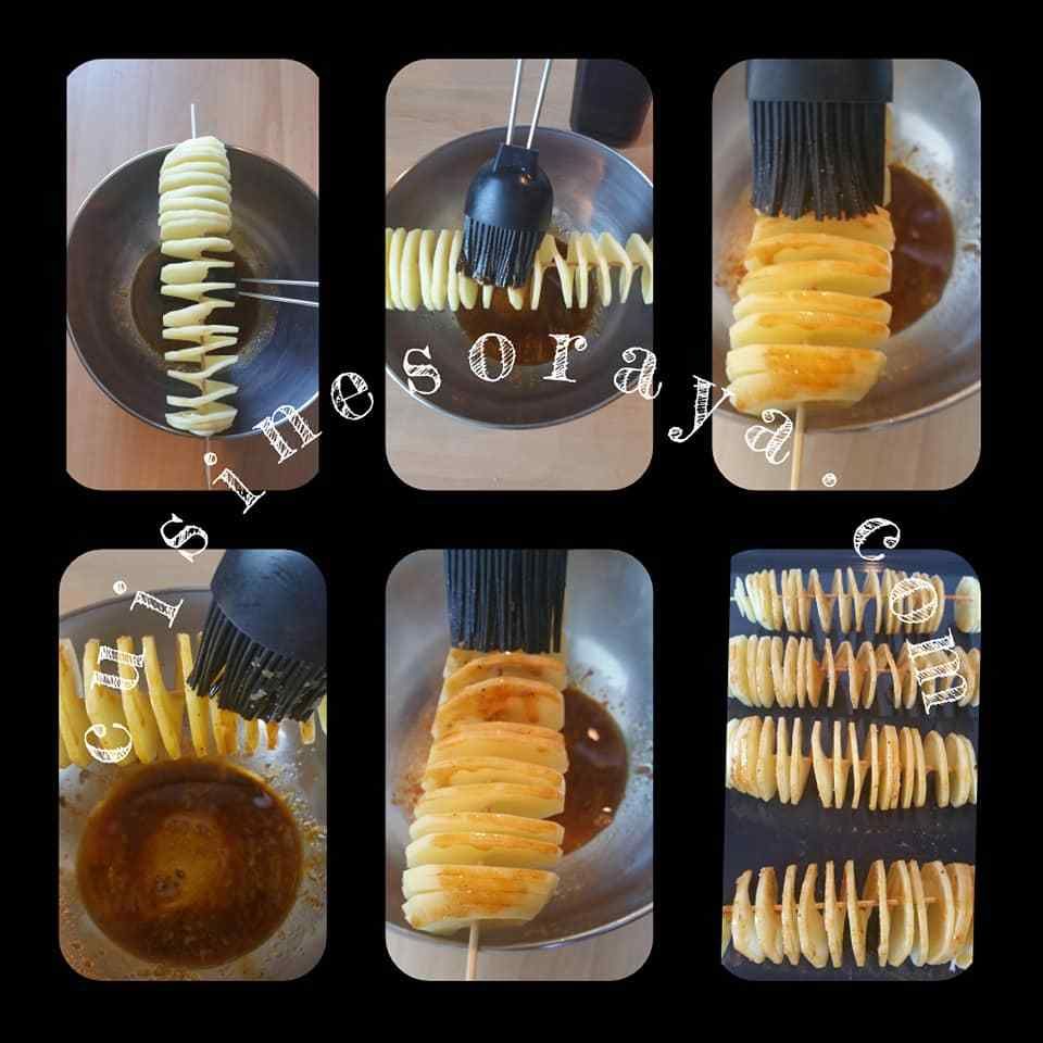 Pommes de terres spirales