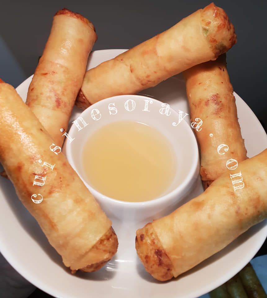 Lumpia poulet et aux légumes