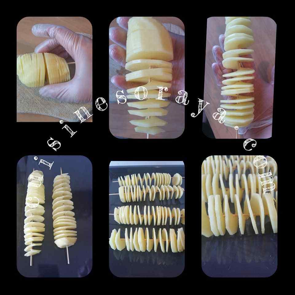 Pommes de terres spirales