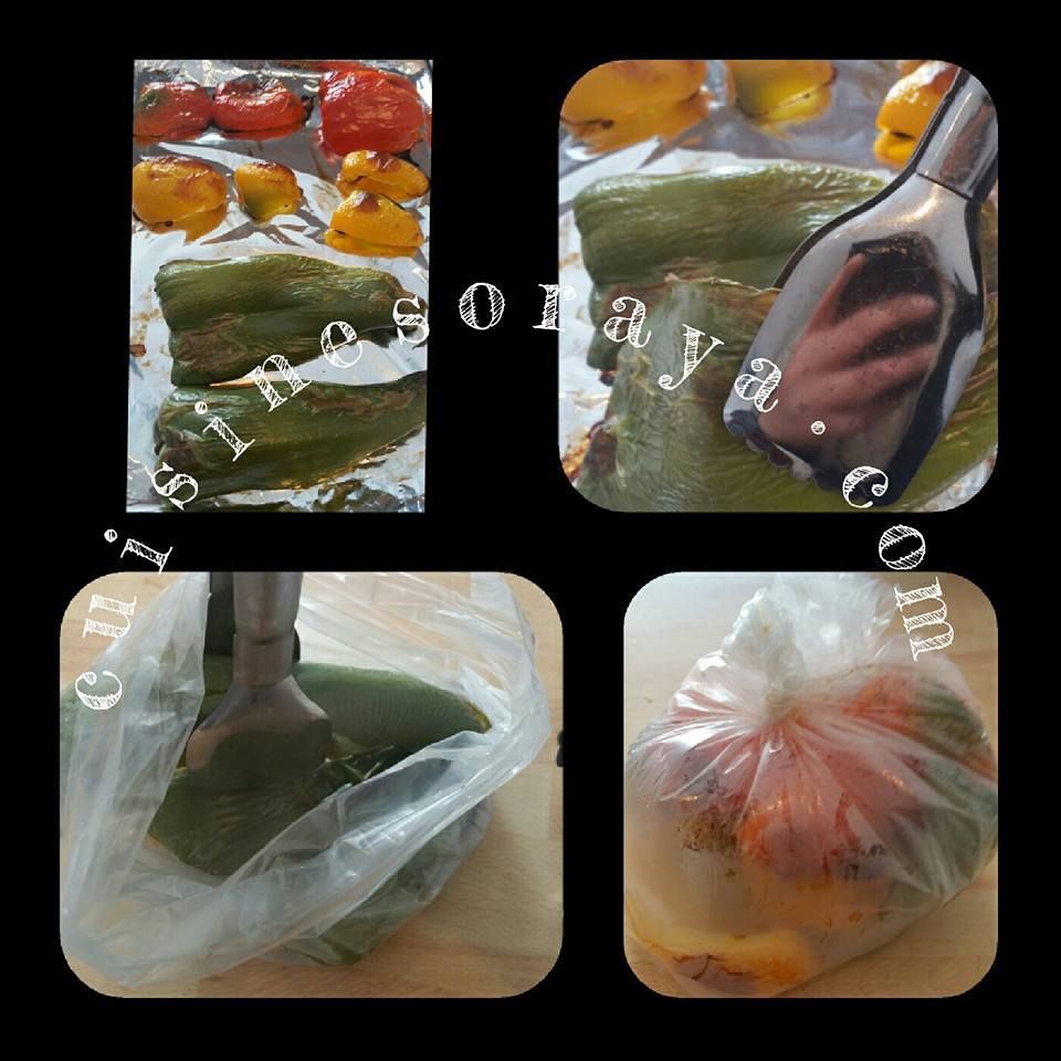 Salade de poivrons grillés