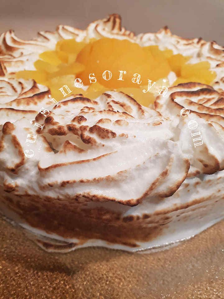 Gâteau pêcher mignon
