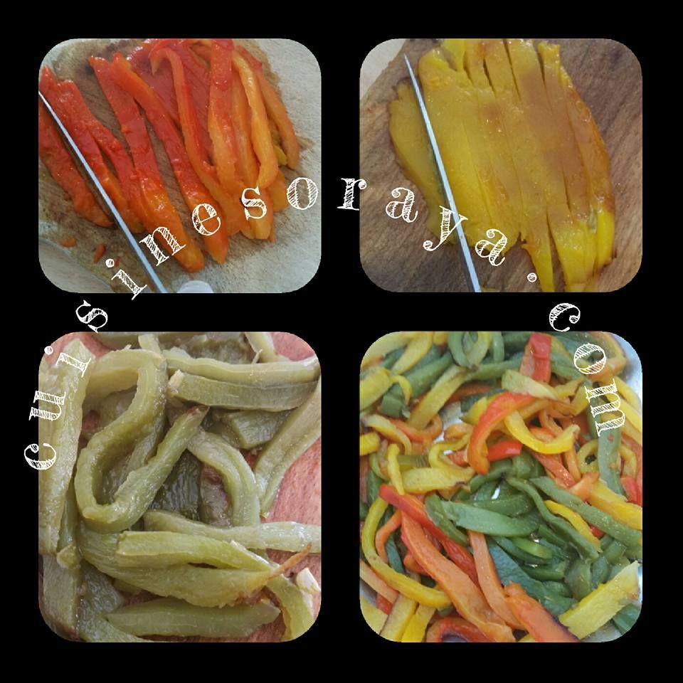Salade de poivrons grillés