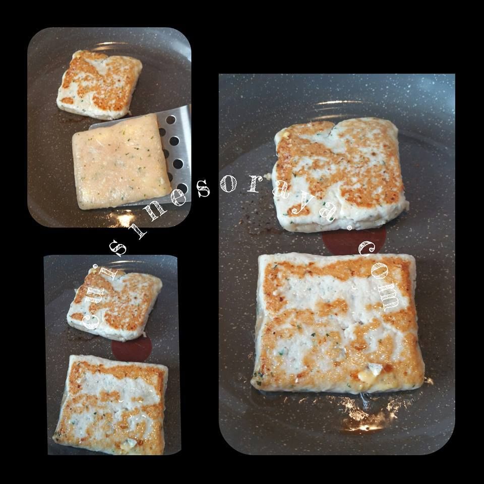 Steak de poulet farci au fromage