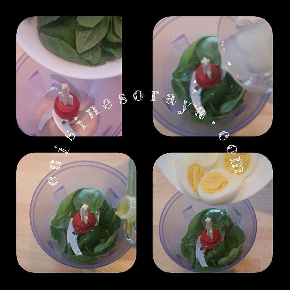 Salade de pâtes basilic