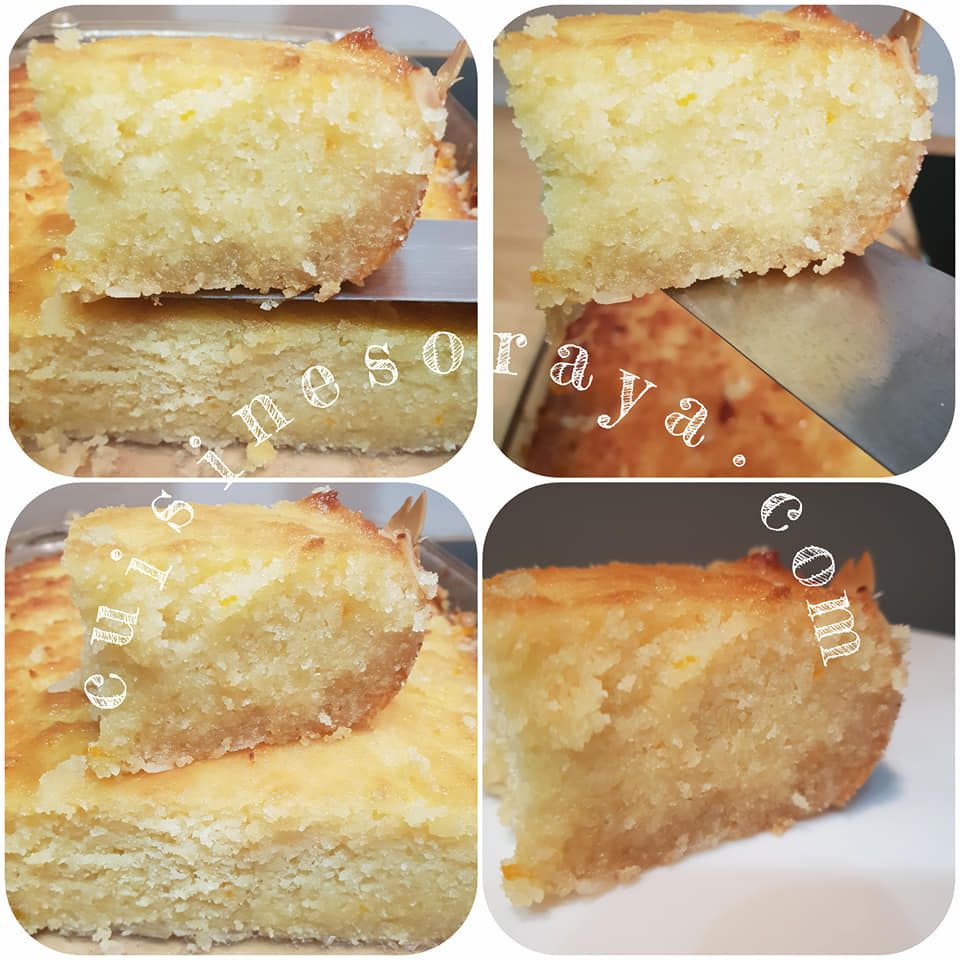 Gâteau semoule à l'orange