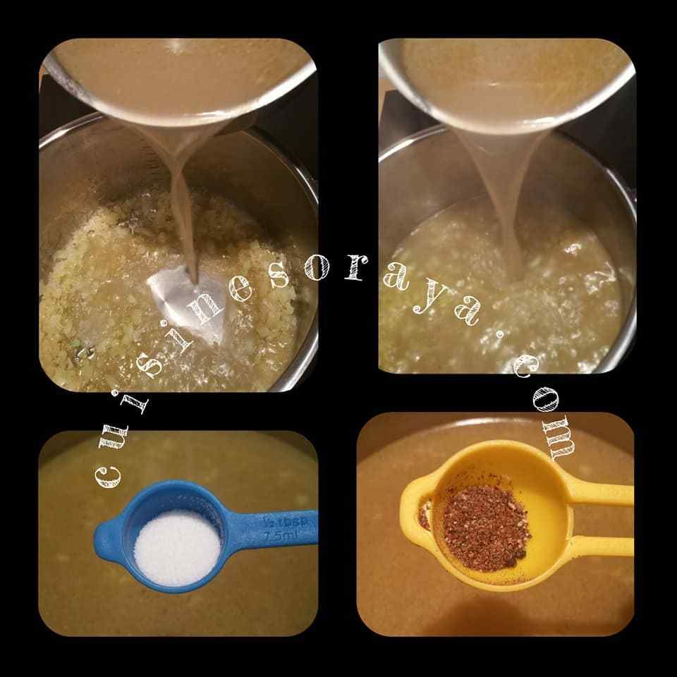 Soupe Avgolemono / Soupe au poulet grecque
