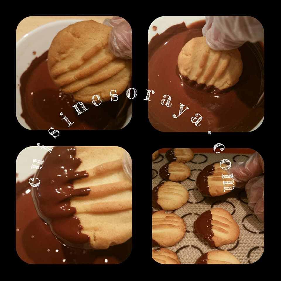 Sablés pattes de chat chocolat