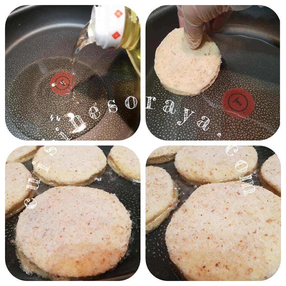Croque panés au saumon fumé ou au poulet