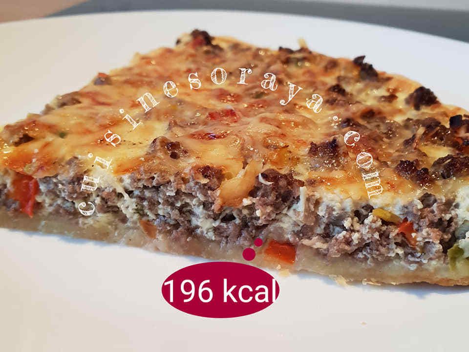 Quiche à la viande et aux trois poivrons
