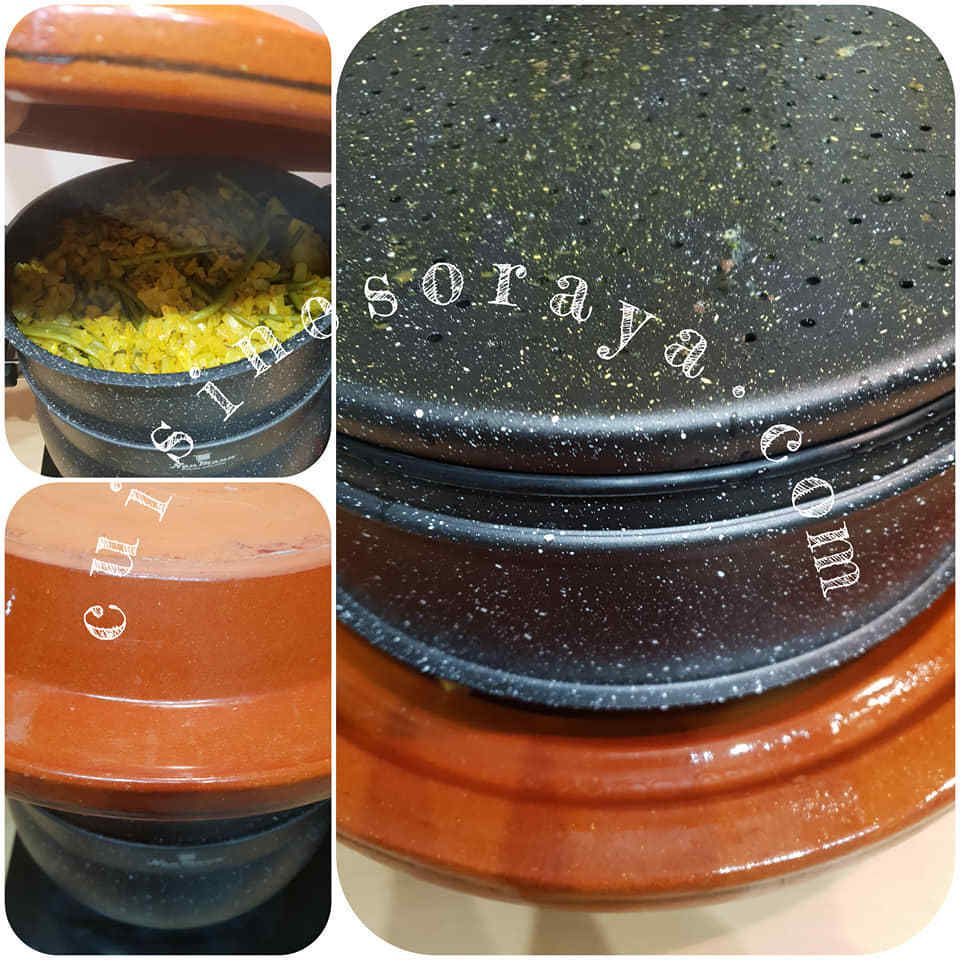 Poulet aux légumes à la vapeur