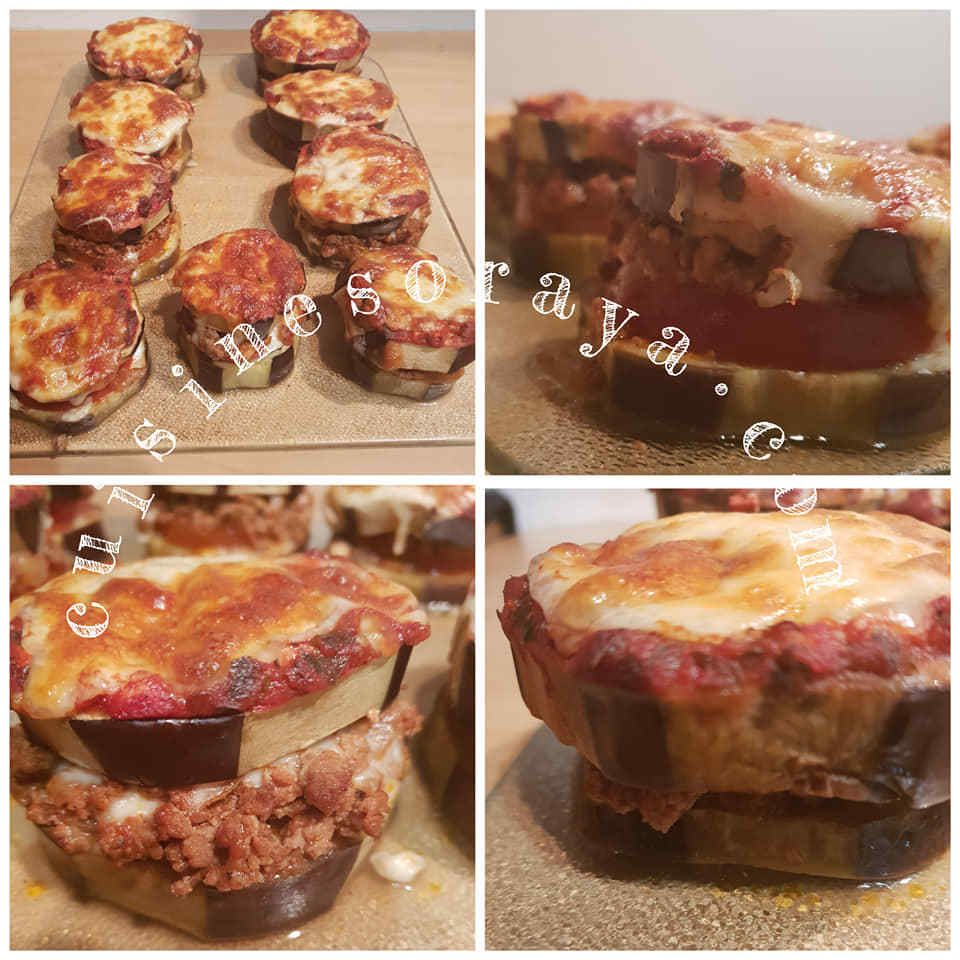 Aubergine burger
