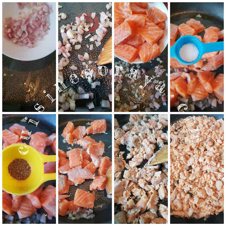 Quiche saumon aux courgettes
