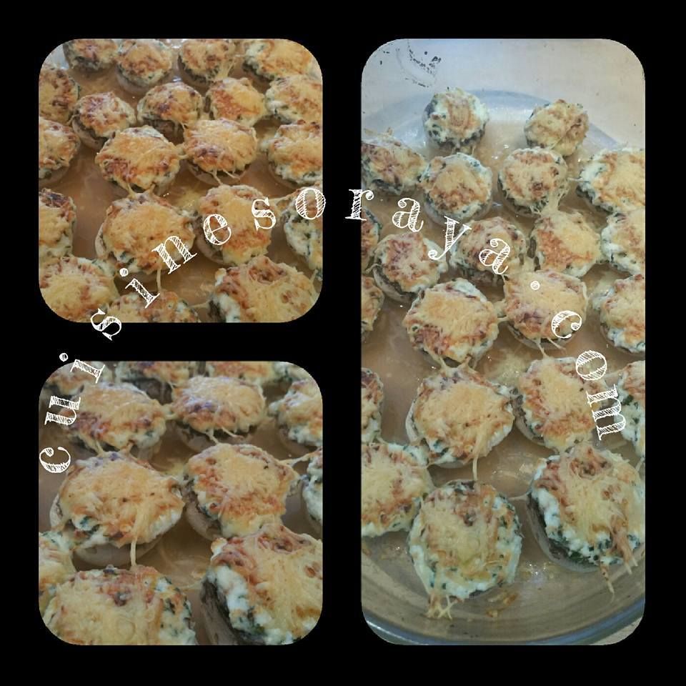 Champignons farcis à la ricotta