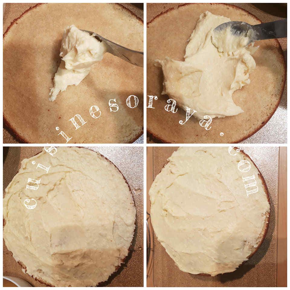 Gâteau pêcher mignon