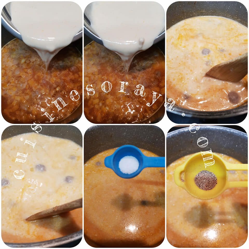 Soupe au yaourt, menthe et boulette de viande bien complète - yoğurtlu çorbası