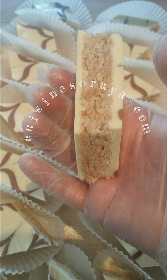 Zelliges aux cacahuètes - Gourmandises aux cacahuètes et chocolat