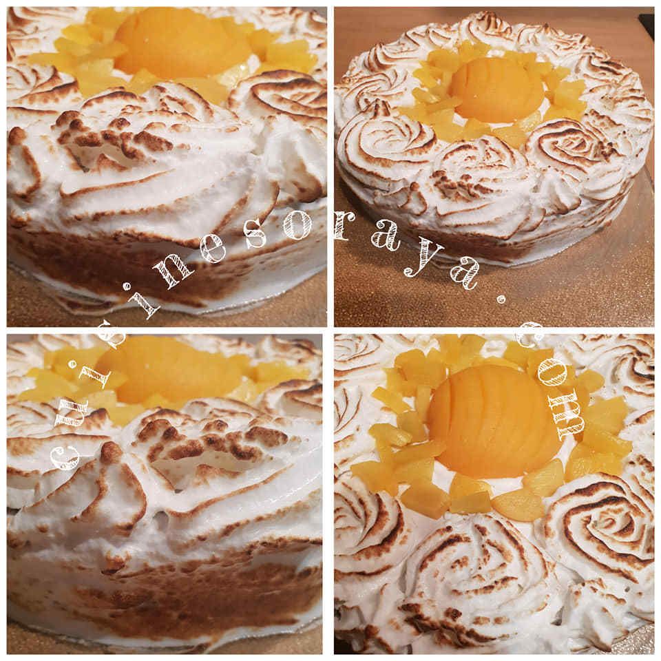 Gâteau pêcher mignon