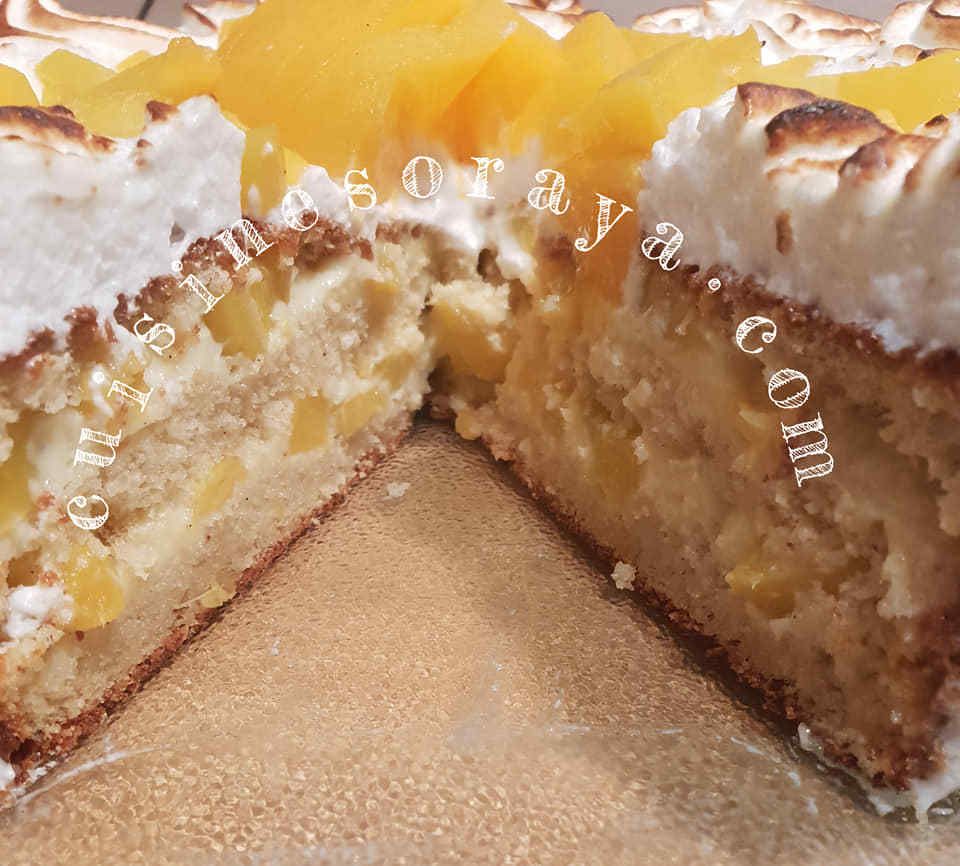 Gâteau pêcher mignon