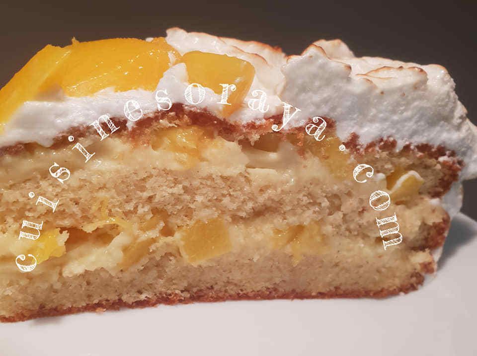 Gâteau pêcher mignon
