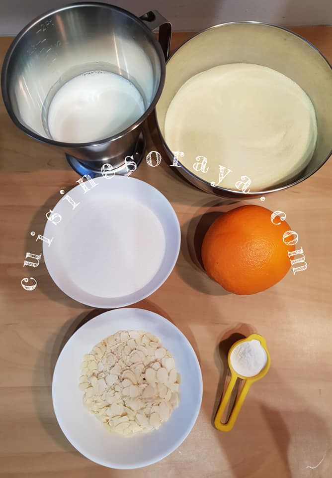 Gâteau semoule à l'orange