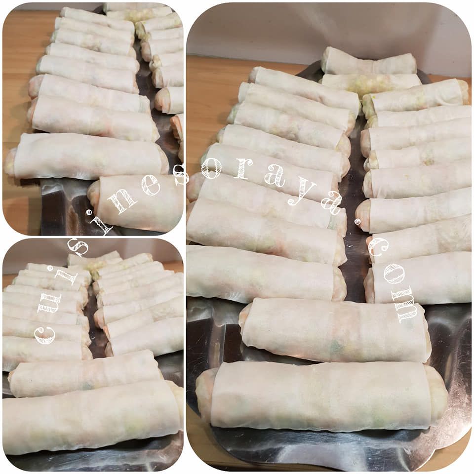 Lumpia poulet et aux légumes