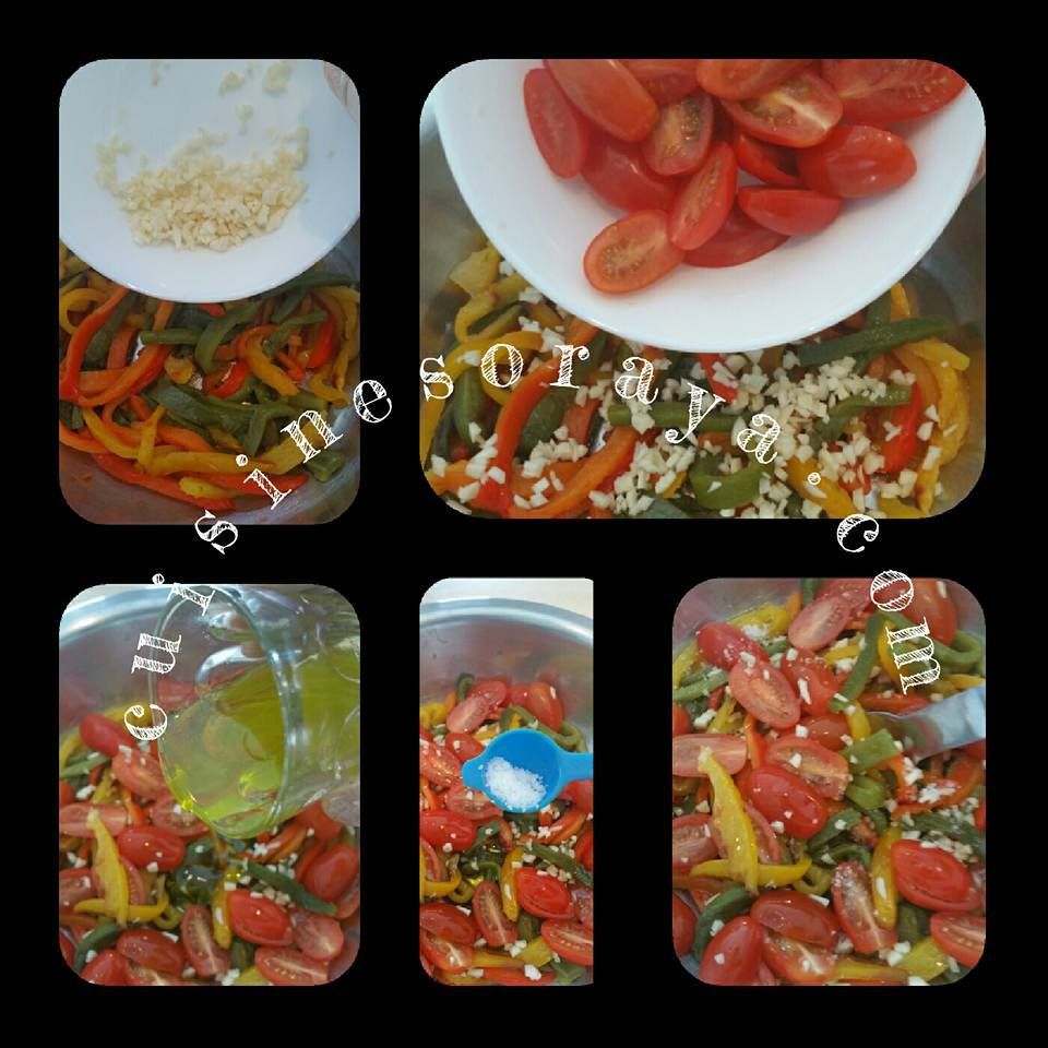 Salade de poivrons grillés