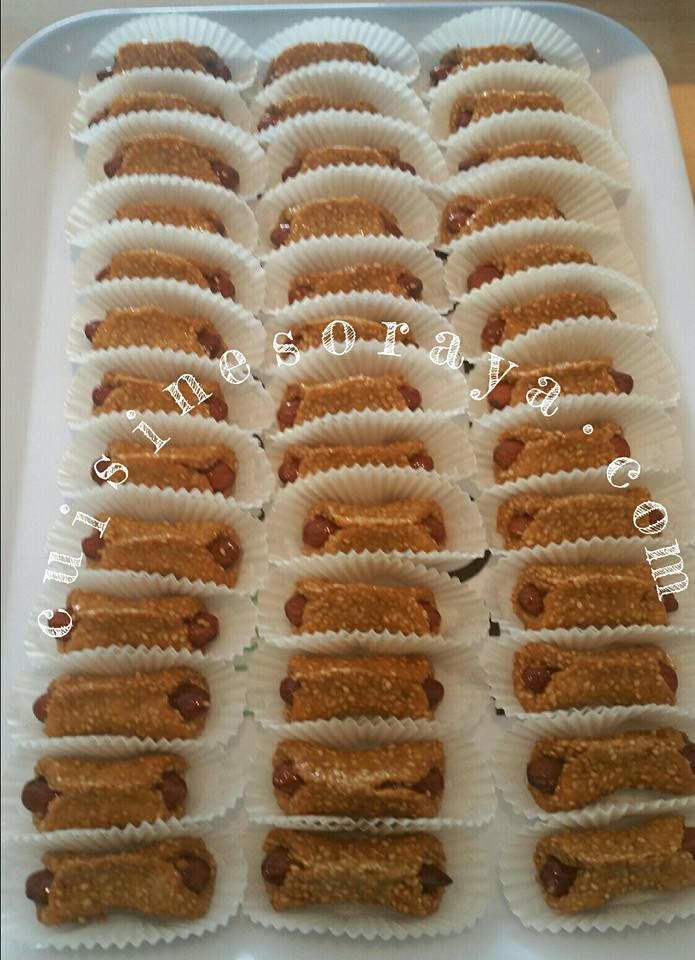 Babouches au sésame et miel