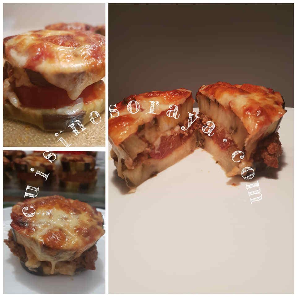 Aubergine burger