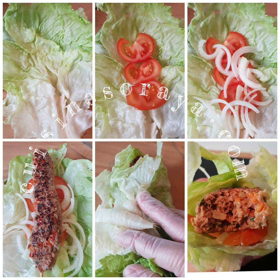 Brochettes de viande hachée aux légumes