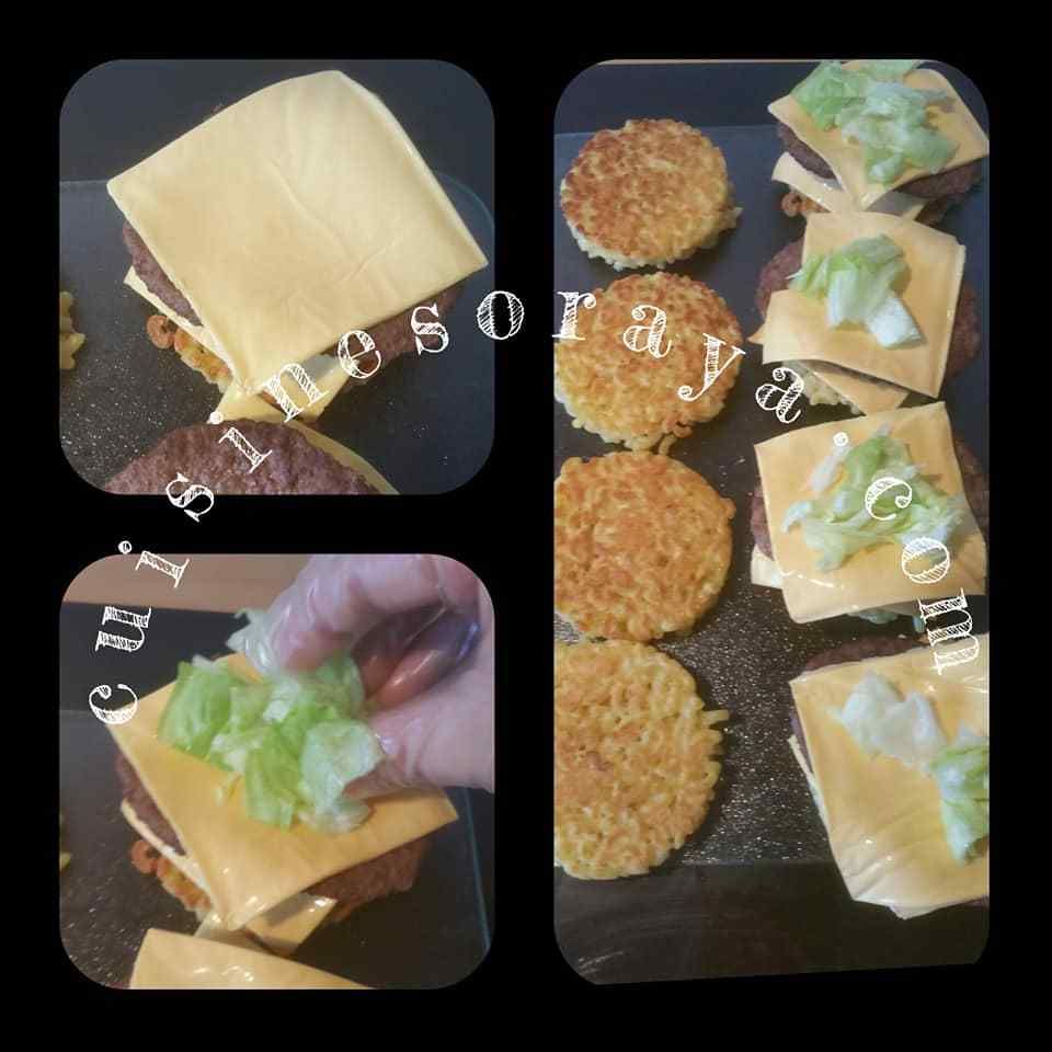 Hamburger pâtes