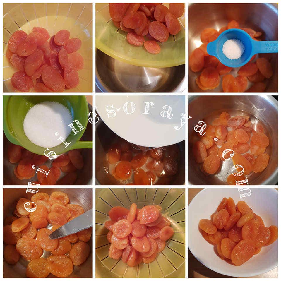 Tajine viande aux pruneaux, abricots et amandes