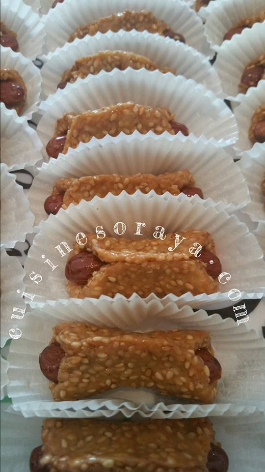 Babouches au sésame et miel