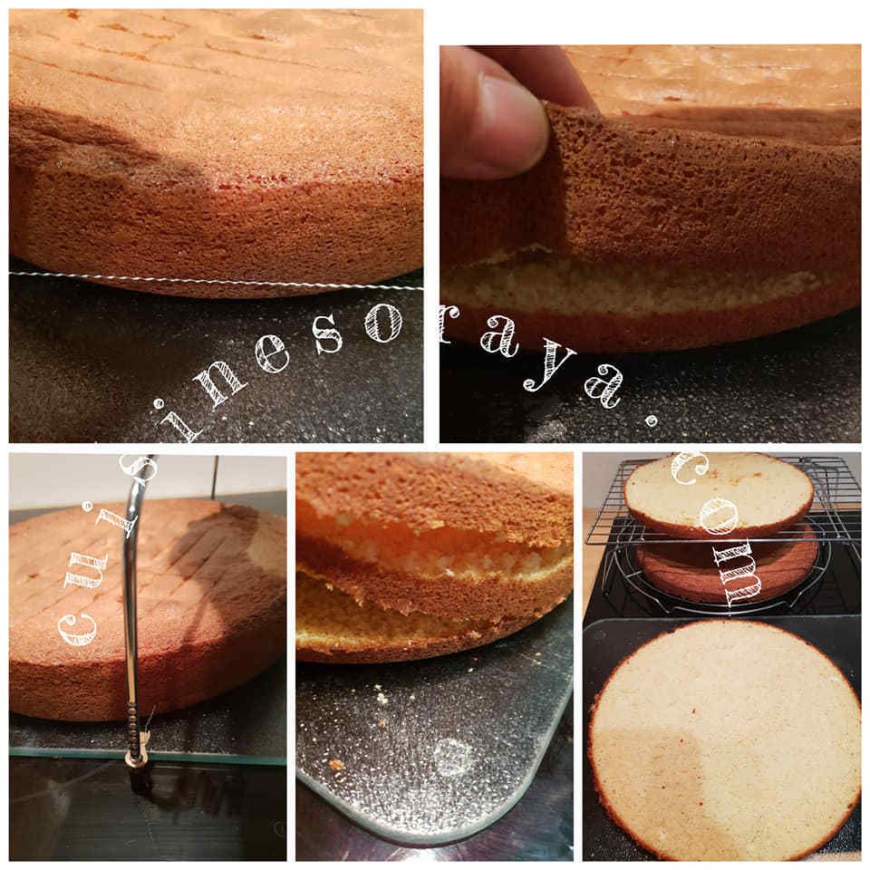 Gâteau pêcher mignon
