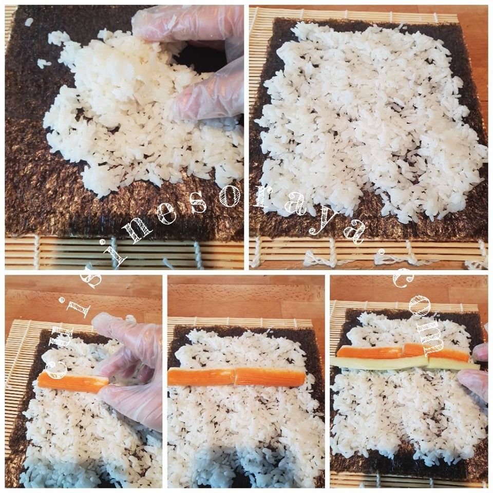 Sushi simple ou enrobé de fromage - Makis avec ou sans algue - california roll
