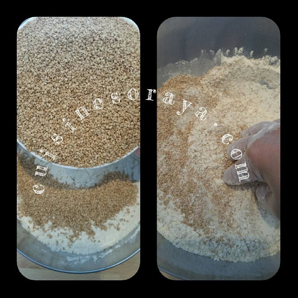 Babouches au sésame et miel